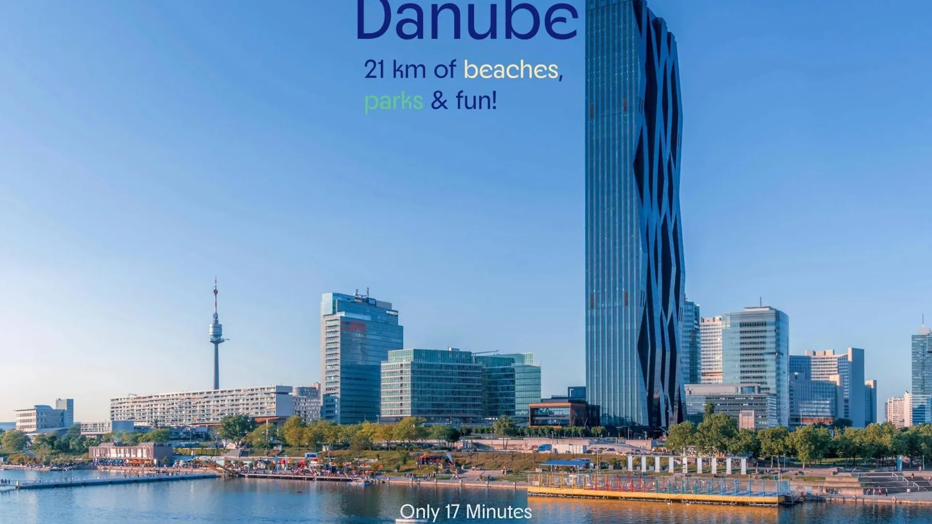 Discover Danube And Prater Stern From Our 1Br Gem Vienna 0*,  Austria